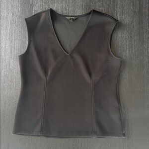Banana Republic Black V-Neck Tank Top